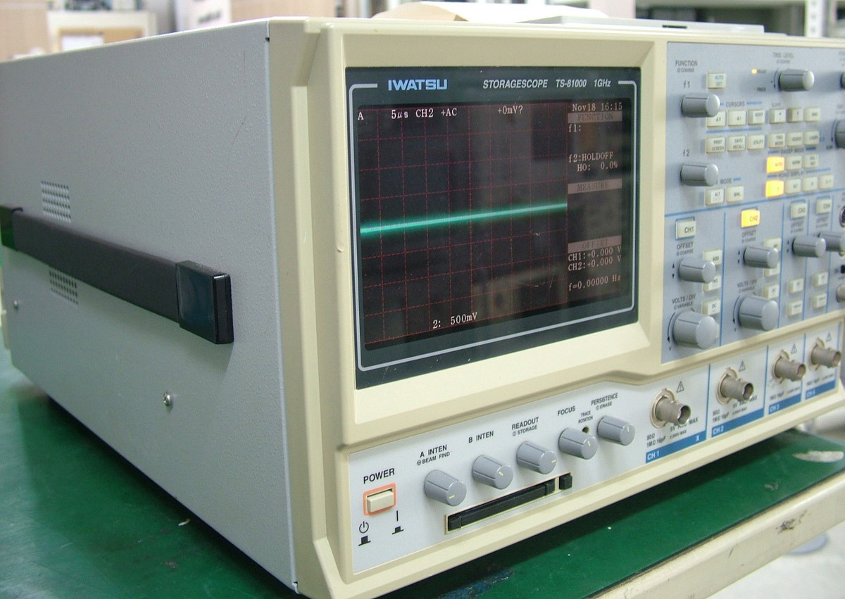 Iwatsu TS-81000 Analog Oscilloscope DC to 1GHz | eBay Iwatsu TS-81000 Analog Oscilloscope DC to 1GHz | eBay