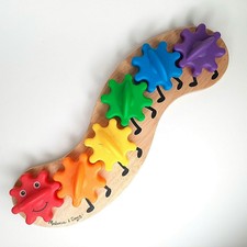 melissa & doug caterpillar gear toy