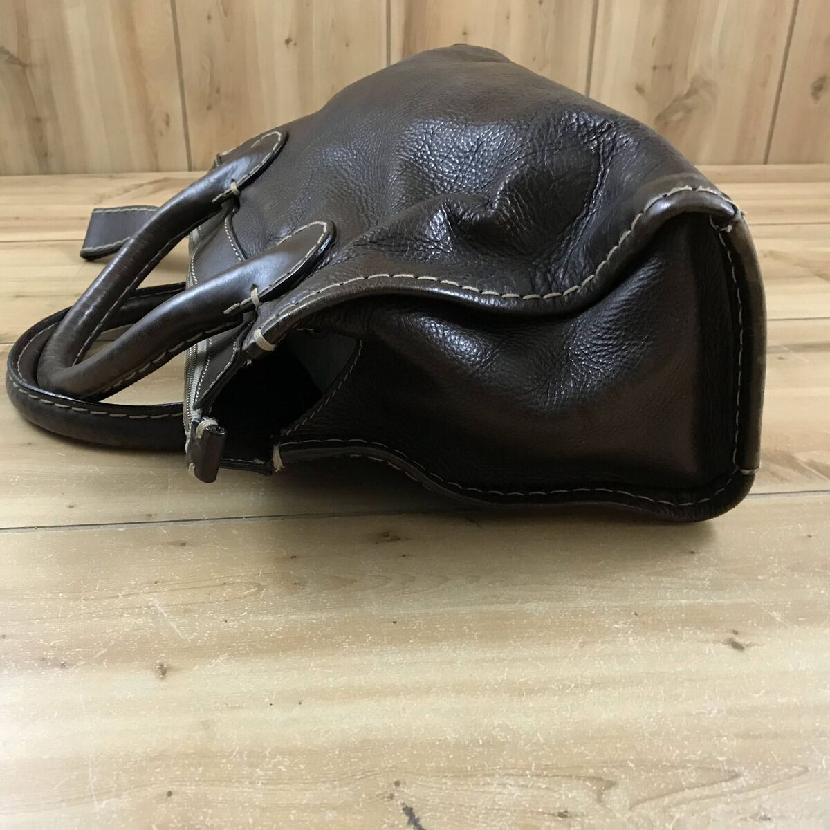 バッグ 00s Vintage Chloe Edith Leather Hand Bag CHLOÉ Edith Medium Tote Day Bag Topstuched Leather Tasche