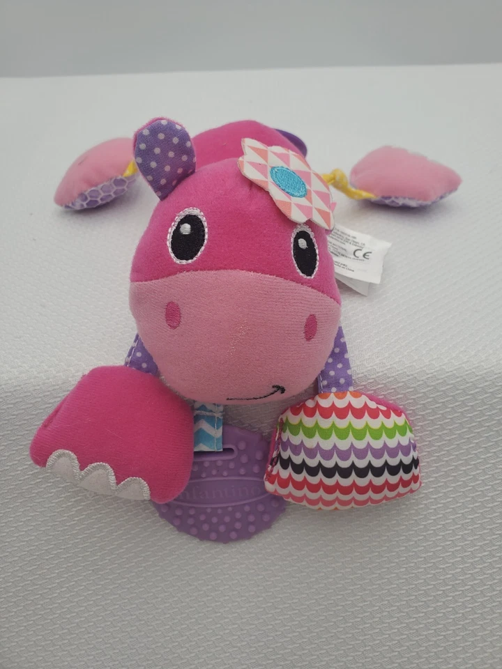 Infantino 2016 Rosa Bebé Dino Abeja Colmena Ondulado Sonajero Peluche Peluche 6” Foto 2 de 4