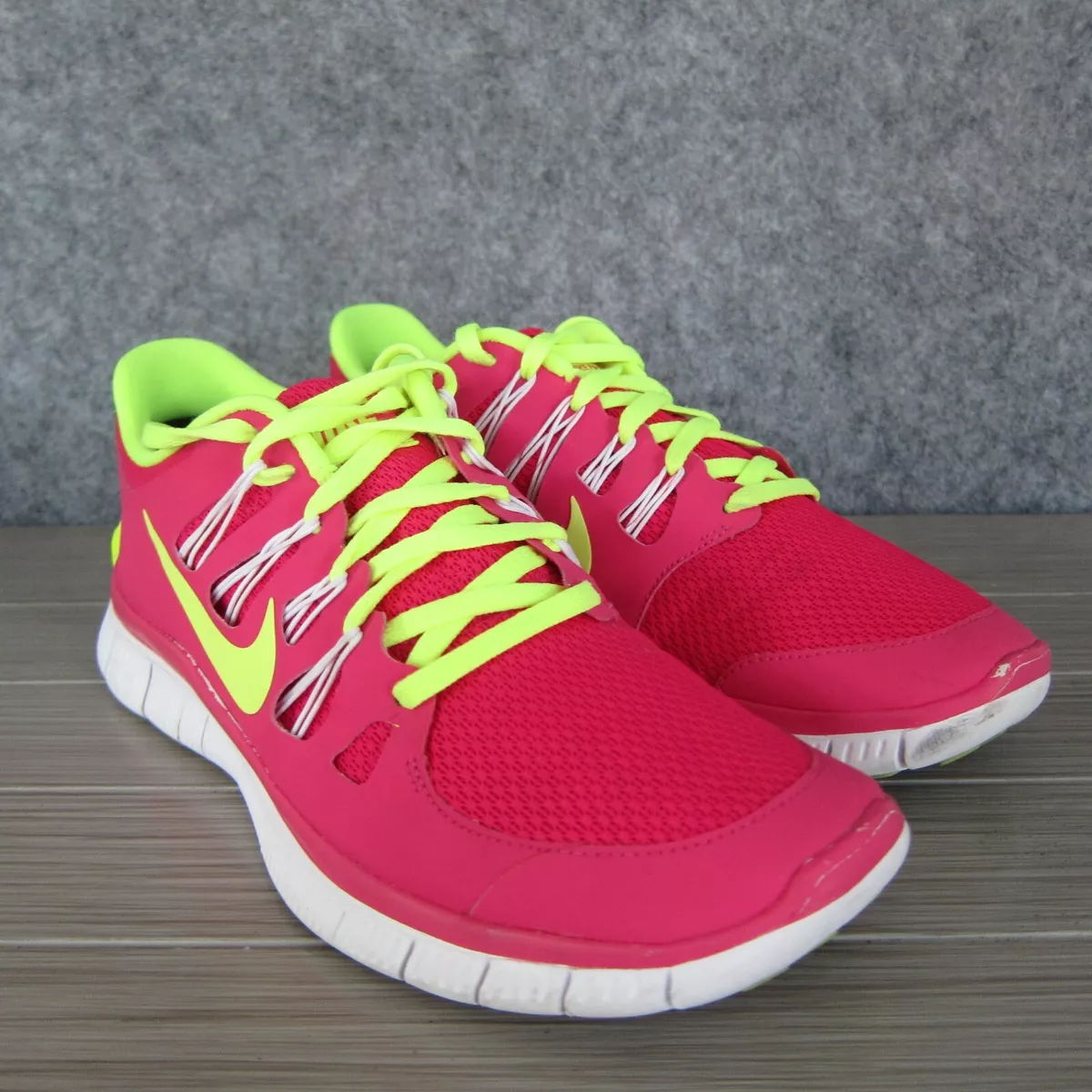 Harden Leeds nødvendig Nike Shoes Womens 10 Pink Yellow Free 5.0 580591-631 Running Training  Sneakers | eBay