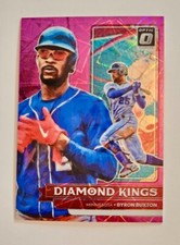 /249 Byron Buxton /OF Twins | 2022 Diamond Kings Pink Velocity Prizm Insert #10