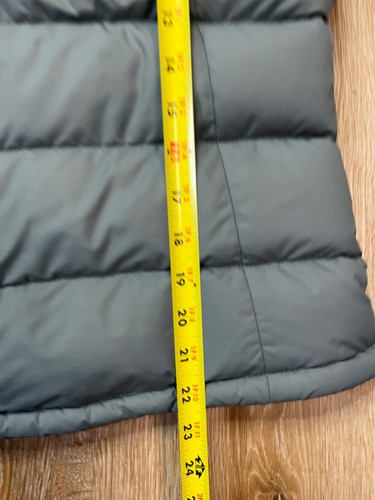 North Face Vest Womens Small S Grey Quilted Down Puffer 700 Hiking Outdoors - Picture 10 of 10