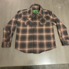 DIXXON YOUTH FLANNEL SMALL BROWN BLACK RETIRED OUT OF STOCK