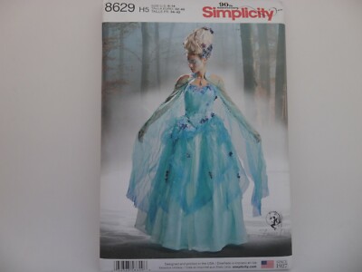 Simplicity 8629 Misses' Princess Firefly Path Water Fairy Costume Gown Sz  6-14 | eBay