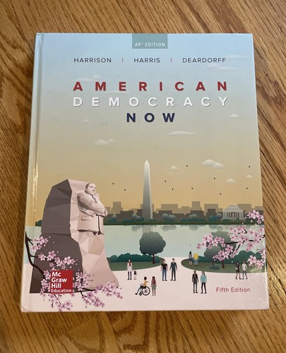 American Democracy Now, Fifth Edition, AP Edition, 9780076788279, VG Pre-Own