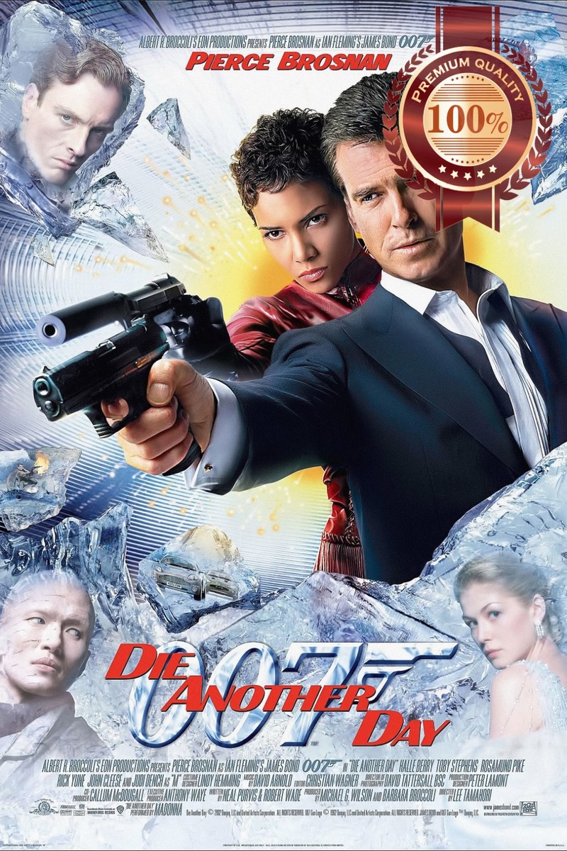 DIE ANOTHER DAY 2002 007 JAMES BOND FILM ORIGINAL CINEMA PRINT