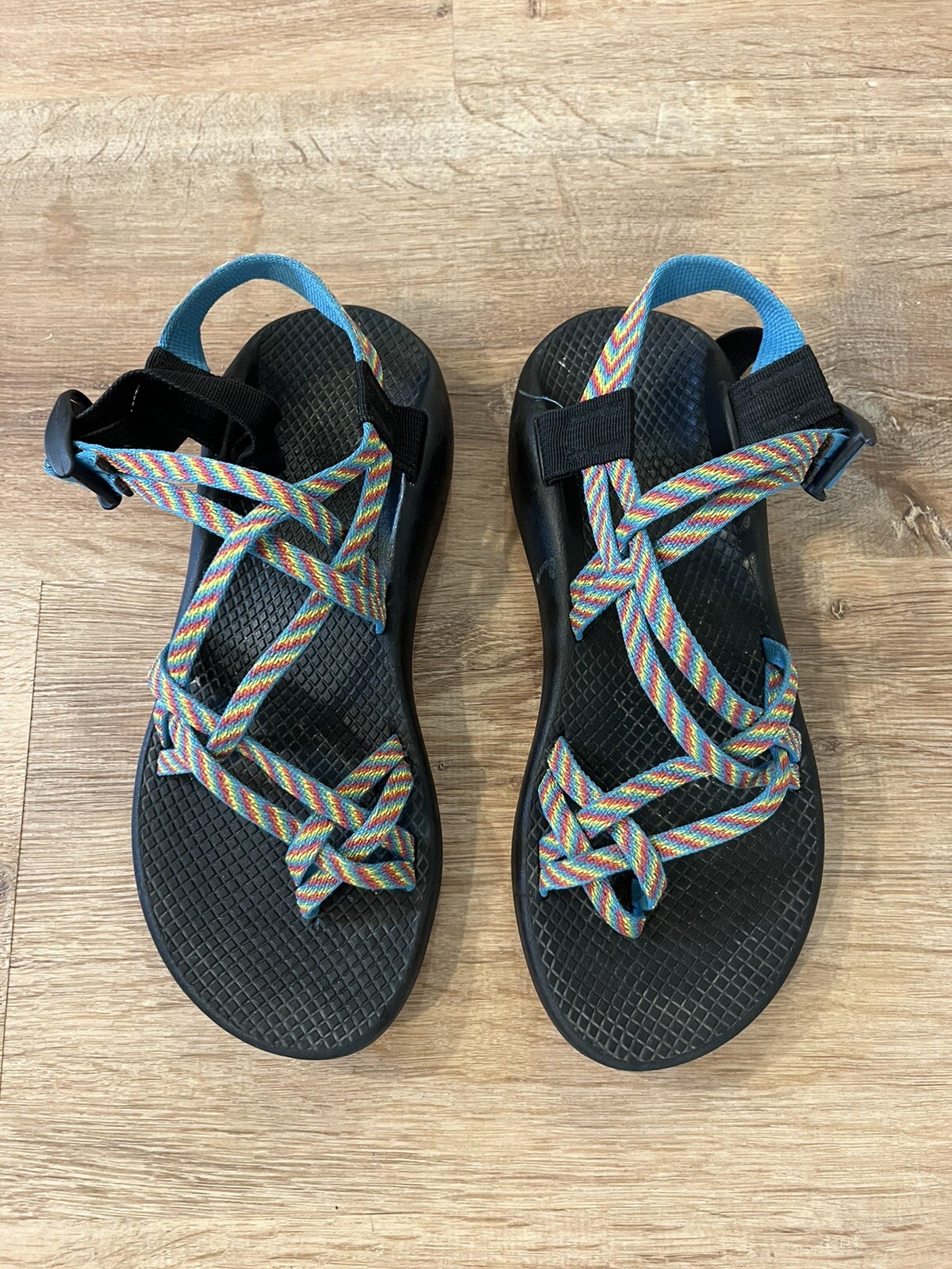 Chaco Size 9 Z/1 Rainbow Multicolor Strap Comfort Gorpcore Sandal | eBay