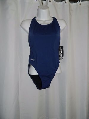  Size 36 Finis 1 Piece Swimsuit Bathing Suit Pool Sand Beach Competing Aqua Tuff