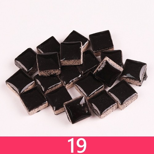 1cm 200g Carré Céramique Mosaïque Tuiles Main Matériaux DIY Mural Art Décoration - Afbeelding 23 van 50