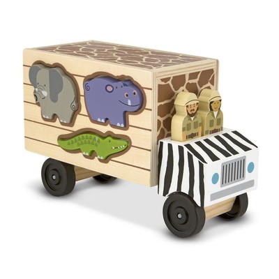 melissa and doug animal rescue shape sorting truck