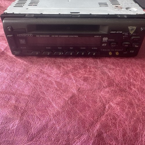 Kenwood KMD-671R Autoradio MD Radio Mini Lettore Disco. Rarità! - Foto 2 di 5