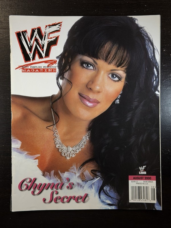 WWF Magazine August 2000 – Chyna Cover – No Label – Attitude Era