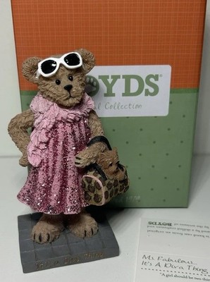 Boyds Bears ''Ms. Fabulous... its a diva thing'' NIB #4044573 RARE