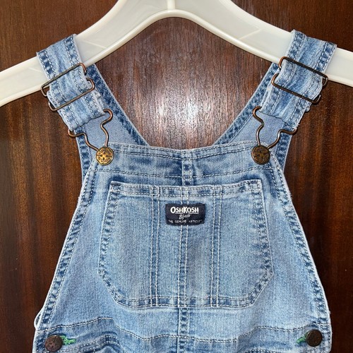 OshKosh B’gosh Denim Overalls 5T - Picture 3 of 6