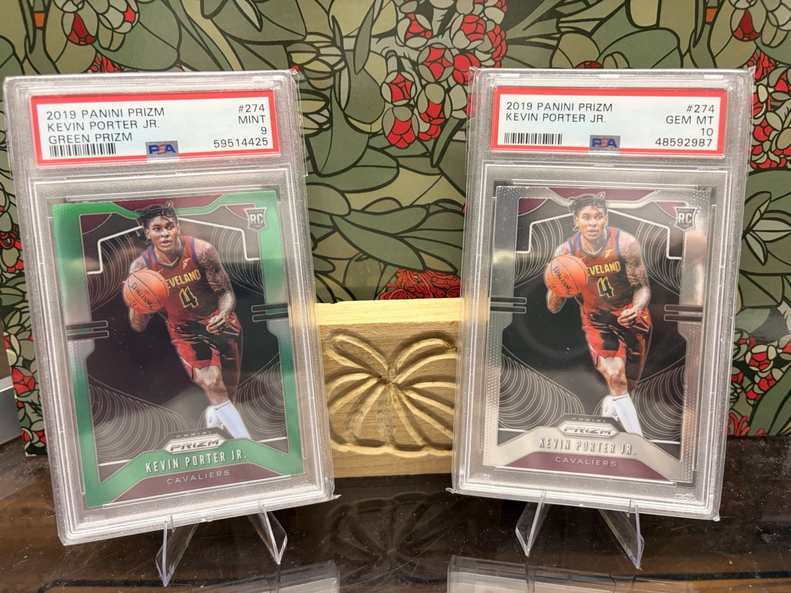 2019-20 Panini Prizm Rookie Kevin Porter Jr. #274 base + green prizm RC