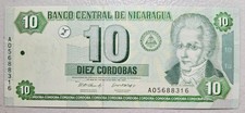 Nicaragua 10 Cordobas 2002 Unc