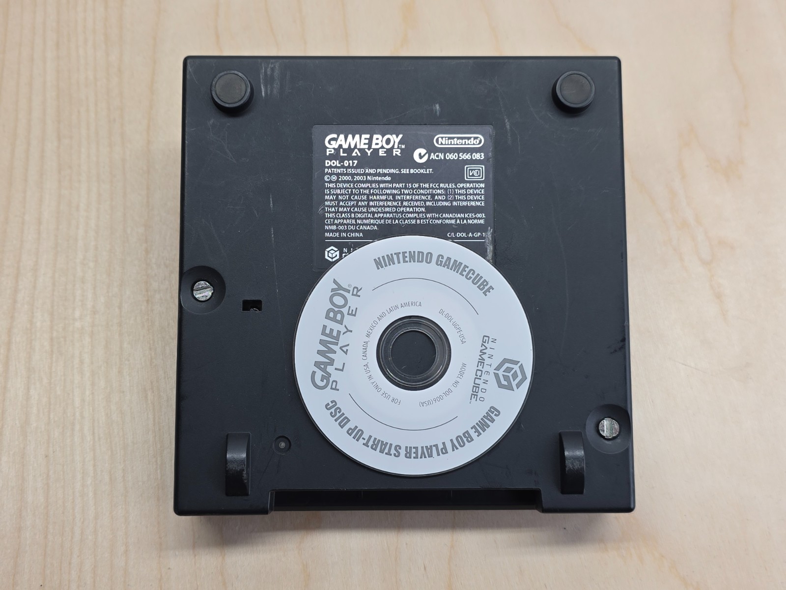 Nintendo Game Boy Player DOL-017 for GameCube w/ Startup Disc NTSC-U NA *TESTED*