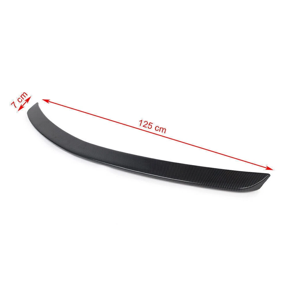 Carbon Fiber Tail Wing Rear Trunk Spoiler Fit Mercedes-Benz E-Class W212 2009-14 - Image 2 of 4