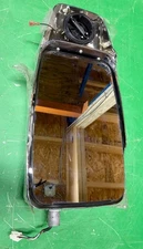 VELVAC 714940 MIRROR HEAD -CHROME PASS SIDE DOOR💥NEEDS TOP CONVEX 💥SHIPS FREE