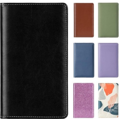 DMFLY Leather Professional 7.87'' x 4.5'' x 0.79'' inches, Elegant Black