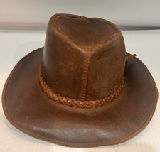 Vintage Leather Australian Outback Size Small Hat