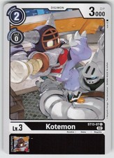 Kotemon Common Starter Deck 13: Ragnaloardmon ST13-07 C LP