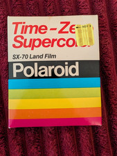 MINT VTG Polaroid SX-70 Time-Zero Film Box Sealed 1983 Collector Grade RARE