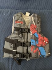 Marvel Spider-Man Spider Sense Child's Life Swim Vest 30-50 Lbs BEACH POOL OCEAN