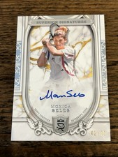 2024 Topps Royalty Tennis Monica Seles On Card Auto Superior Signatures /75