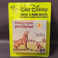 HTF Rare Vtg Walt Disney Country Coyote Goes Hollywood Super 8mm Sealed PA