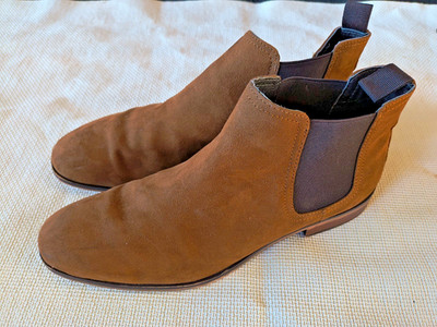 H&M Brown Suede Chelsea Boots Size 11
