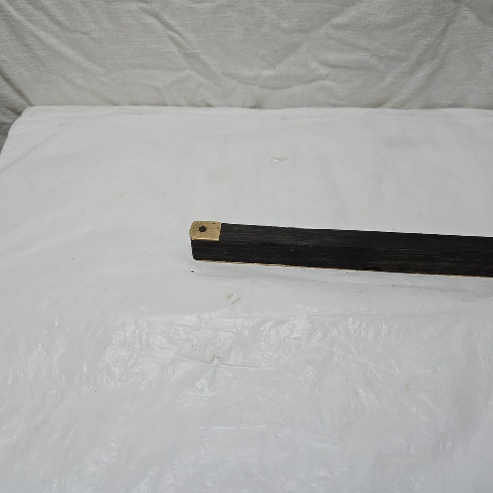 Alexander & Marshall Spirit Level, 10”/26cm, brass/rosewood, Ebony wood ...