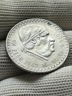 Mexico 1947 Un Peso Silver Coin 50% Silver — photo 1