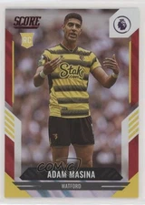 2021-22 Panini Score Premier League Red Lava Adam Masina #24 Rookie RC