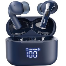 TOZO T20 Wireless Earbuds Bluetooth Headphones 48.5 Hrs Playtime Small, Blue