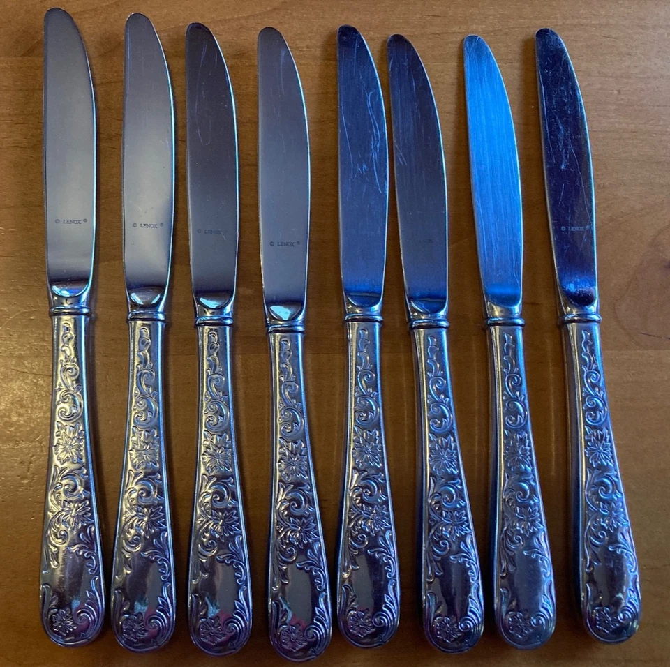 Cubiertos Lenox MARYLAND GRABADOS Acero Inoxidable 57 Piezas 8 Ajustes de Lugar + Servir Foto 4 de 4