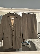 Vintage Designer Cerruti 1881 Wool Skirt Suit 90s Tweed Italian UK 8/10 Woman’s 