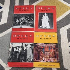 Opera News 1945 Lot Of 4 Patrice Munsel -Golden Cockerel +