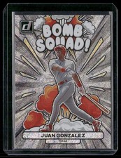 2023 Donruss Juan Gonzalez Bomb Squad Rapture Texas Rangers #BS7