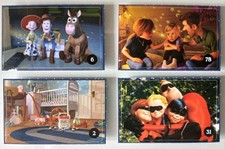 WALT DISNEY PIXAR / CONAD - MOVIE MOMENTS, 4 FIGURINES