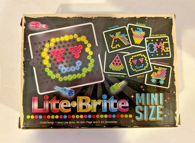 Lite-Brite Mini Retro Toy, 92 Pieces,  #02435