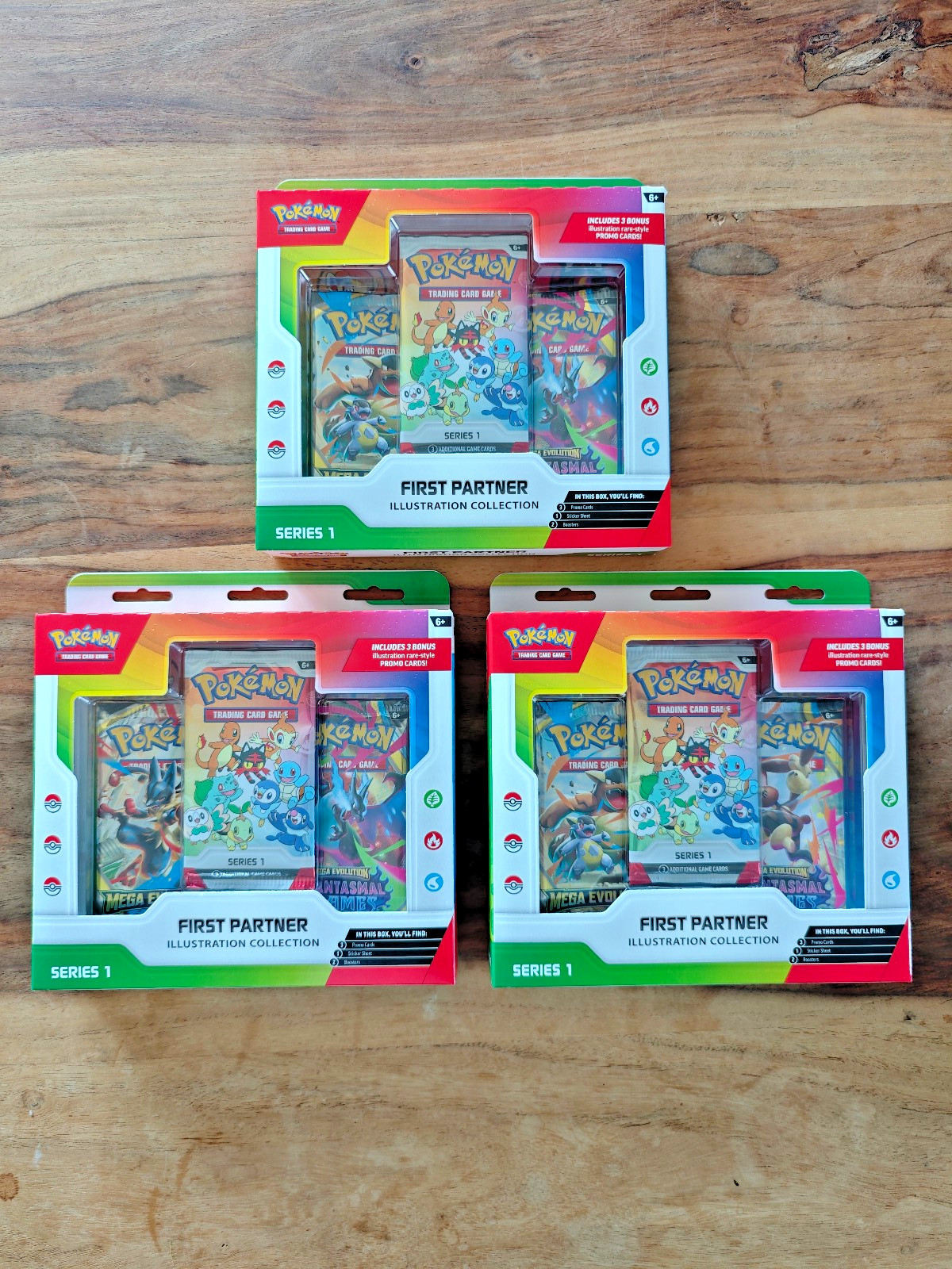 Pokemon First Partner Illustration Collection Series 1, English, Sealed