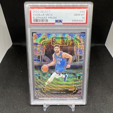 2023 Panini Select PSA 10 Vasilije Micic Rookie Elephant OKC Thunder #92