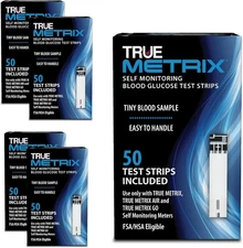 TRUE METRIX® Test Strips 5 x 50ct (250 50 Count 5 Pack Strips) 