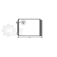 AVA Quality Cooling Kondensator Klimaanlage Mit Trockner FüR BMW X5 F15 F85