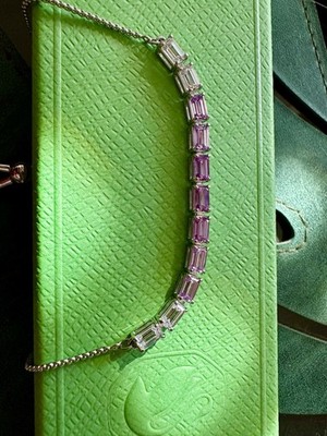Swarovski Millenia Armband , Lila Verlauf , Sehr Guter Zustand