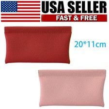 Leather Women's Small Coin Purse Change Holder Color Choice For Men Women