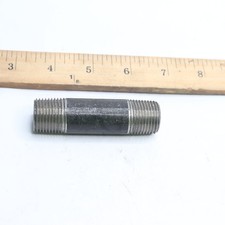 Nipple Steel Black 3/4" x 3"