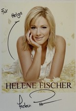 Helene Fischer podpisana karta muzyka oryginalny podpis autograf